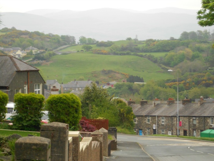 Welsh hills to the east of Bangor