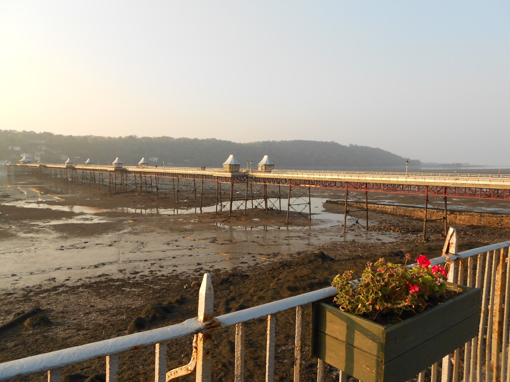 Sunset on the Victorian Pier at Bangor, Low Tide