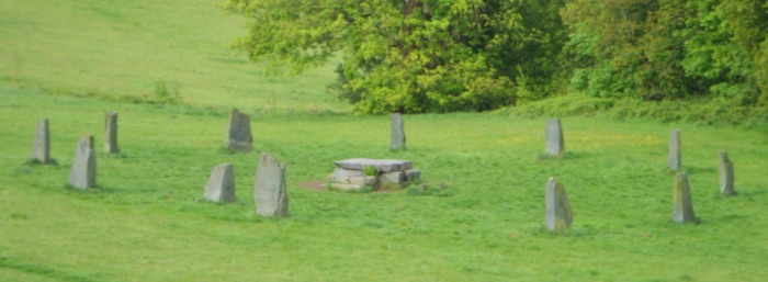 Gorsedd stones erected as part of the 1971 Eisteddfod