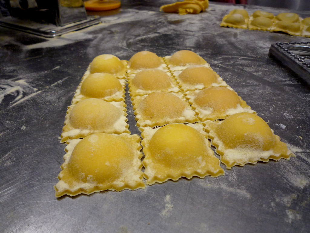 Dave's makes fresh home-made pasta, like the chicken ravioli we got for dinner. Photo credit: businessinsider.com