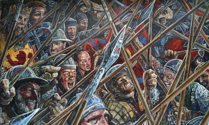 Battle of Bannockburn Mural 1 - taken 8.14.15 by FF