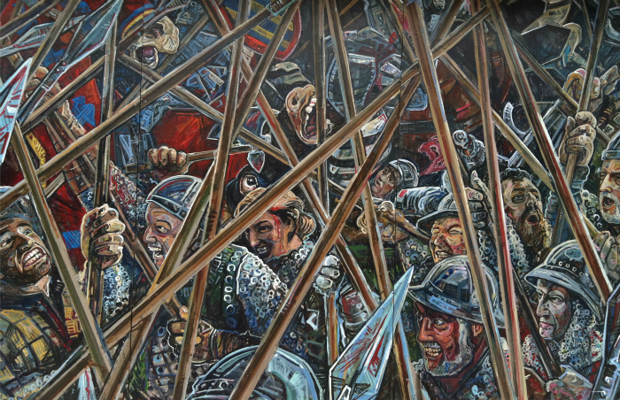 Battle of Bannockburn Mural 2 - taken 8.14.15 by FF