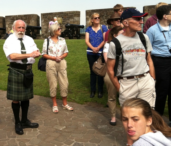 Brian Tour Guide Stirling Castle - 8.13.15 taken by FF