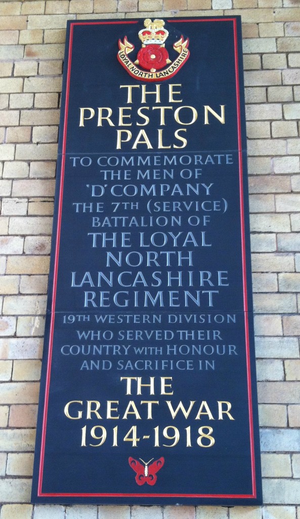 Preston Station D Company Plaque - 8.13.15 taken by FF