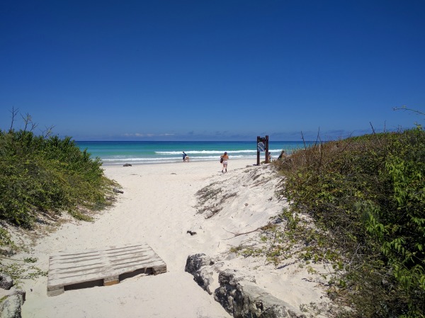 Entrance to Playa Brava