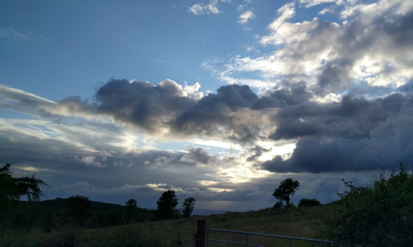 Sunlit Clouds, Belturbet, Ireland - taken by FF 6.23.16