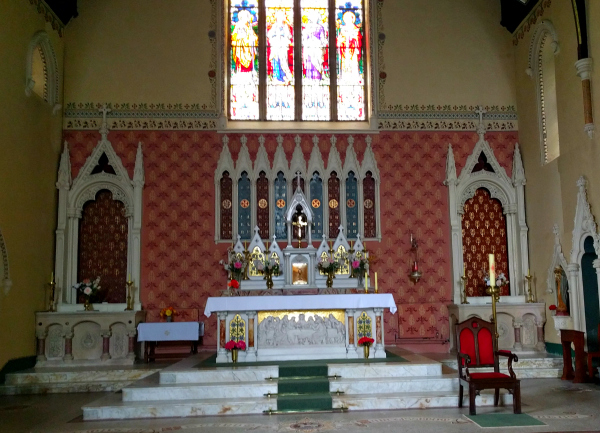 Altar, St. Patrick's Church, Avoca, Ireland - taken 7.16.16 by FF