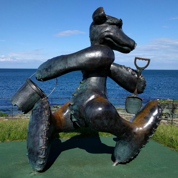 Beach Bear, Greystones, Ireland - taken 7.2.16 by FF