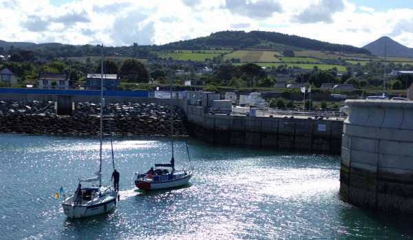 Boats, Greystones Harbor, Ireland - taken 7.2.16 by FF