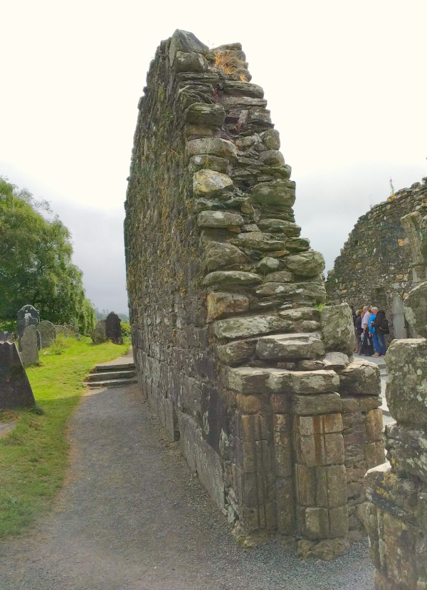 Cathedral Wall, Glendalough, Ireland - taken 7.24.16 by FF