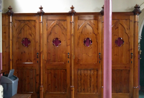 Confessional, St. Patrick's Church, Avoca, Ireland - taken 7.16.16 by FF