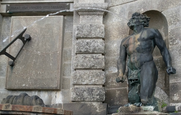 Fountain Statue, Powerscourt Estate, Ireland - taken 7.2.16 by FF