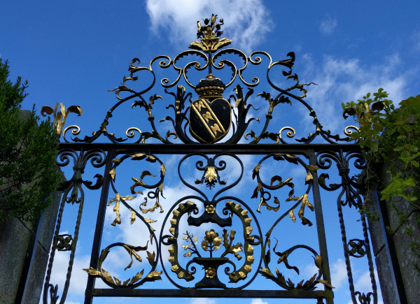 Gate to Dolphin Pond, Powerscourt Estate, Ireland - taken 7.2.16 by FF