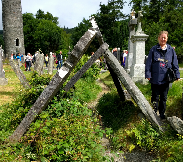 Headstone 2, Glendalough, Ireland - taken 7.24.16 by FF