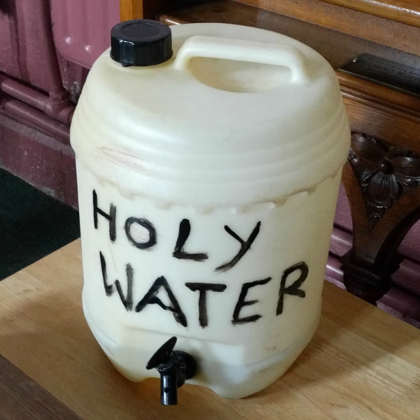 Holy Water, St. Patrick's Church, Avoca, Ireland - taken 7.16.16 by FF