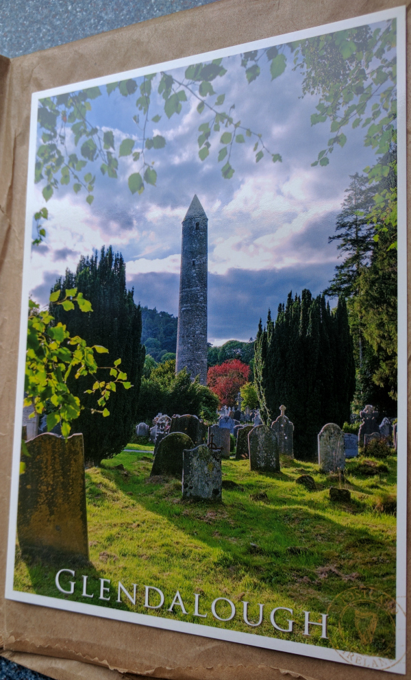 Round Tower 2, Postcard, Glendalough - taken 8.21.16 by FF