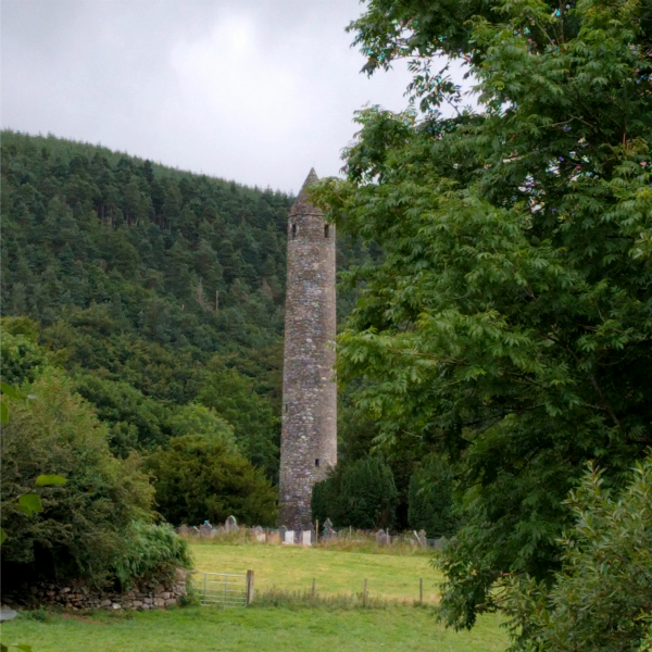 Round Tower 3, Glendalough, Ireland - taken 7.24.16 by FF