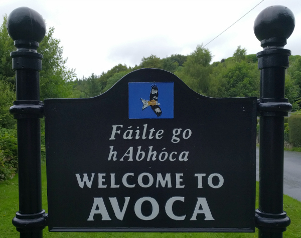 Welcome Sign, Avoca, Ireland - taken 7.16.16 by FF