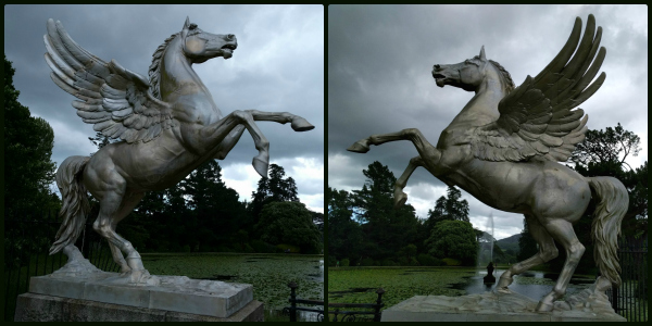 Winged Horses Left & Right, Powerscourt Estate, Ireland - taken 7.1.16 by FF