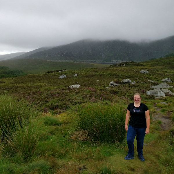 Felicity in Wicklow Mountains, Ireland - taken 7.24.16 by Australian gal on tour