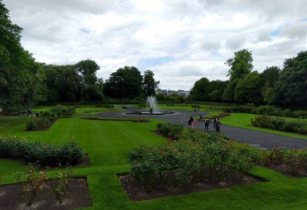 Formal Gardens, Kilkenny Castle, Ireland  taken by FF
