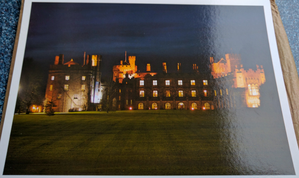 Night, Kilkenny Castle, Ireland - Postcard picture taken 8.21.16 by FF